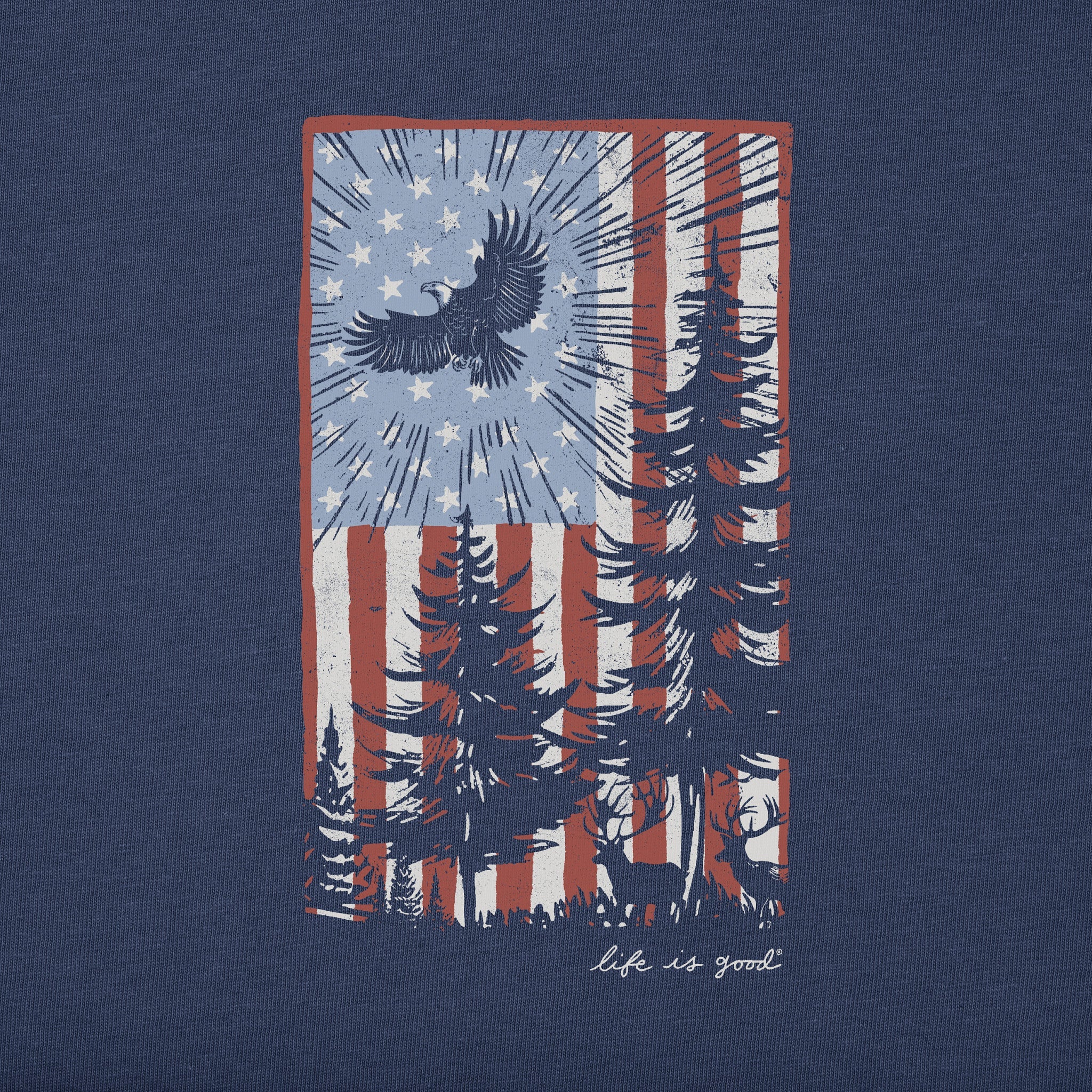 Men's Pine Tree Flag Short Sleeve Tee