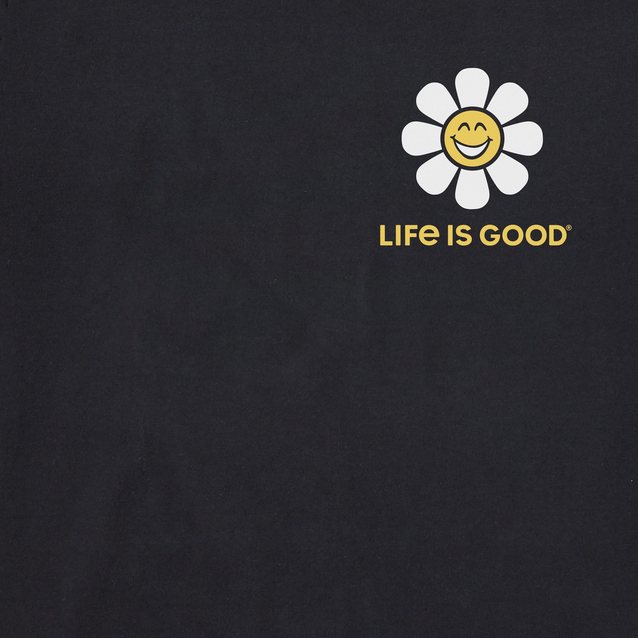 Women's Groovy Smile Daisies Short Sleeve Crusher Tee