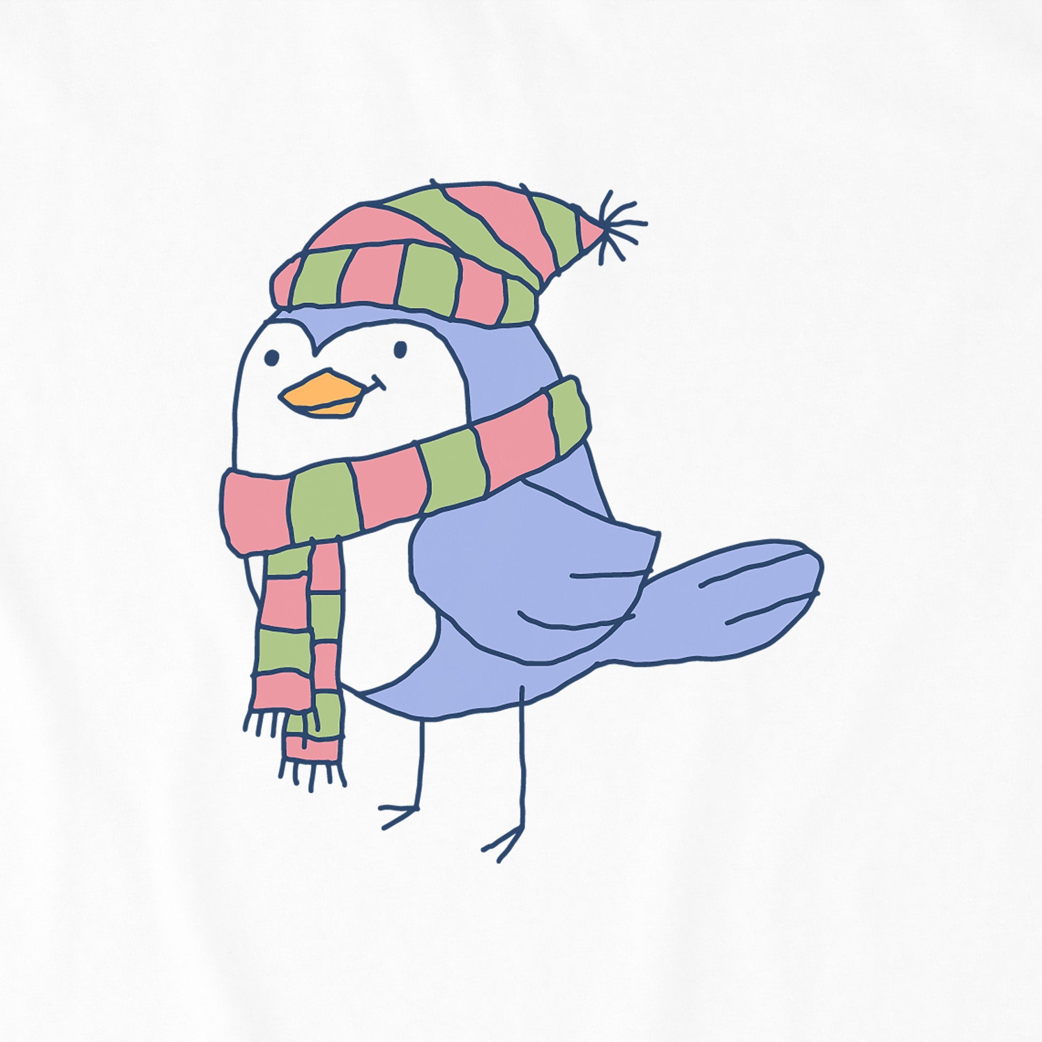 Women's Holiday Bird Long Sleeve Crusher Tee