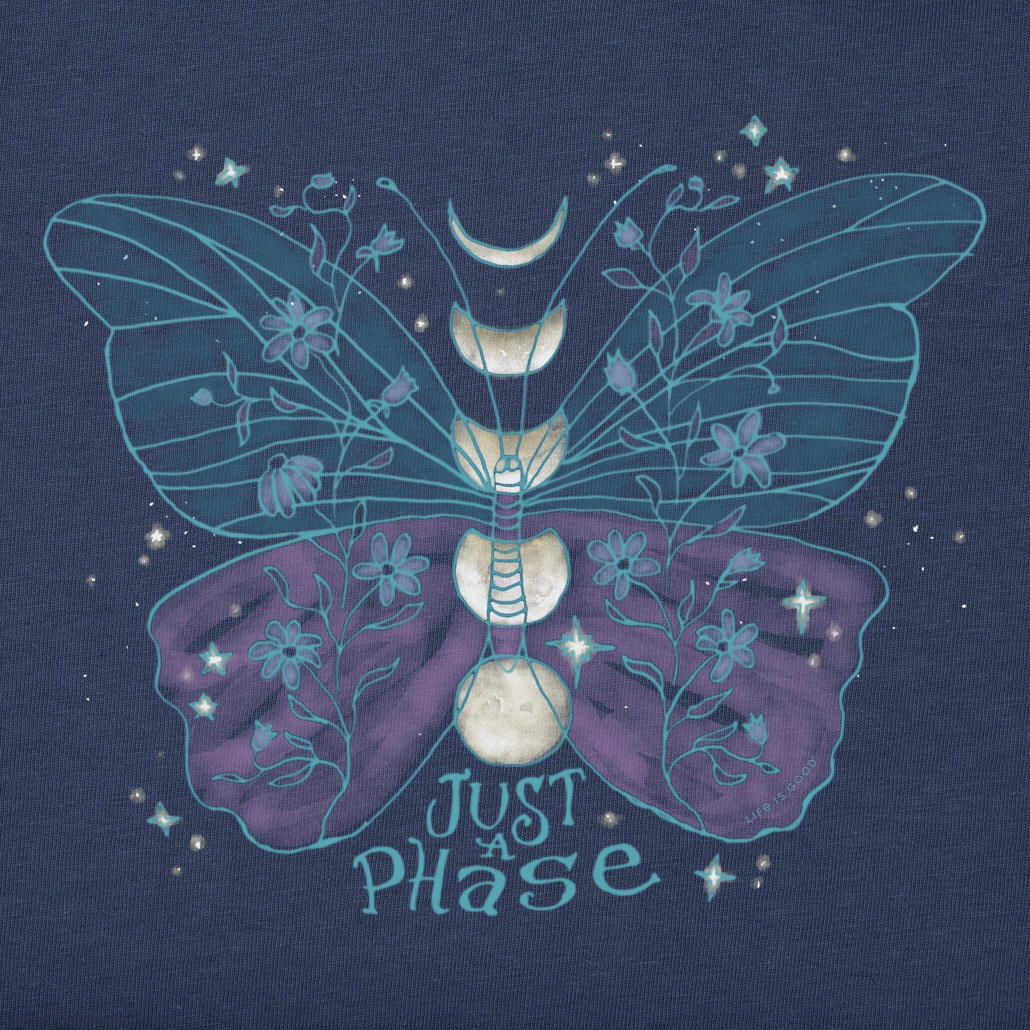 Women's Just a Phase Butterfly Short Sleeve Tee