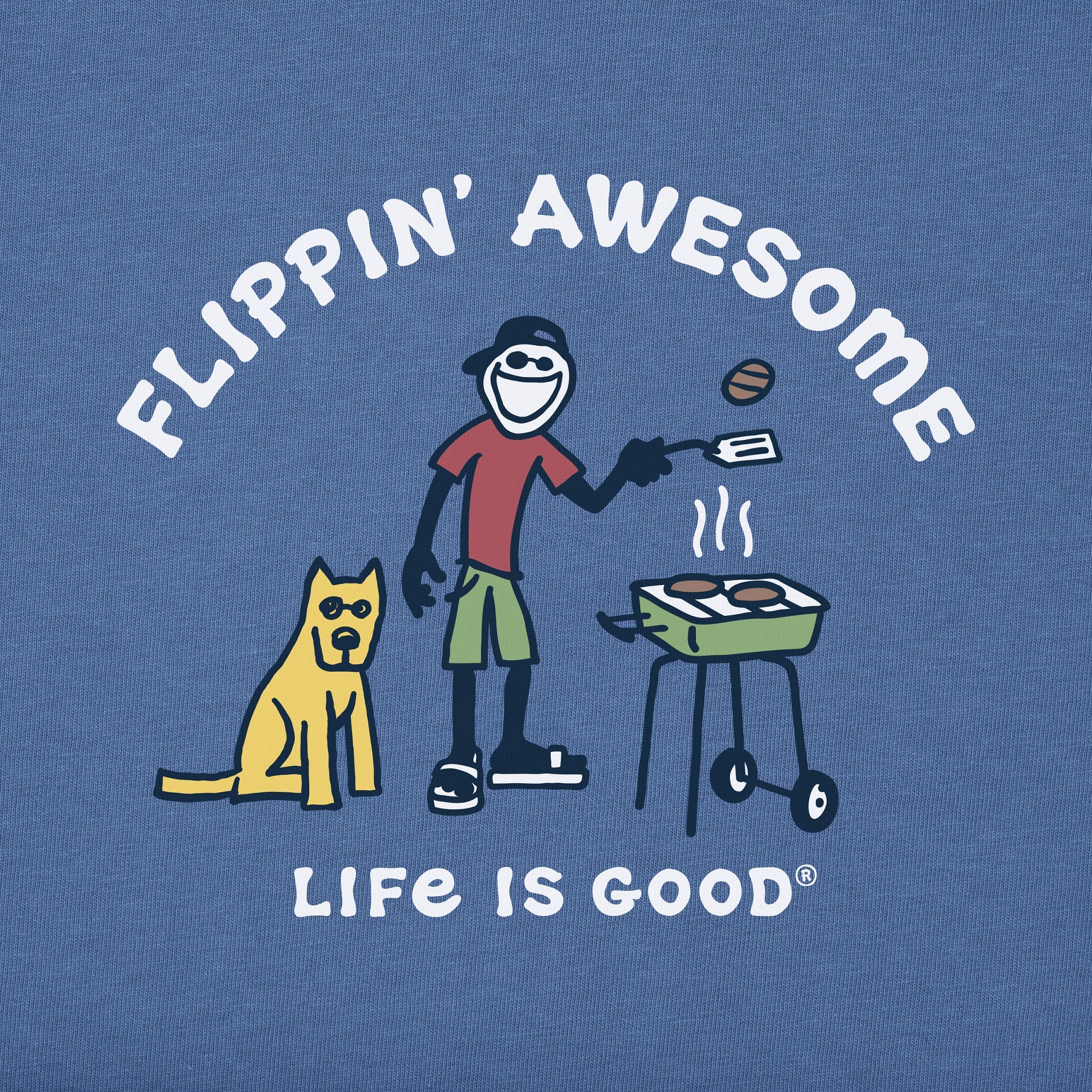 Men's Flippin' Awesome Short Sleeve Crusher Tee