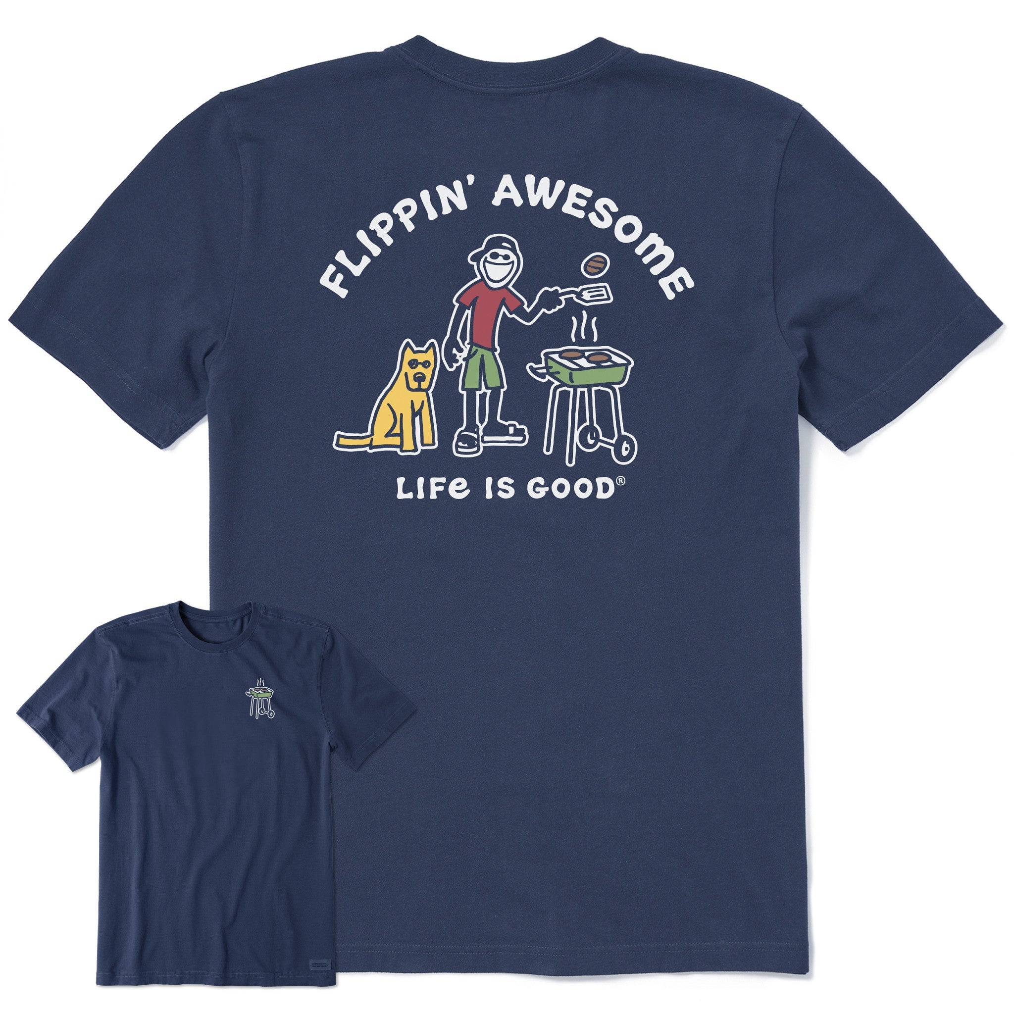 Men's Flippin' Awesome Short Sleeve Crusher Tee