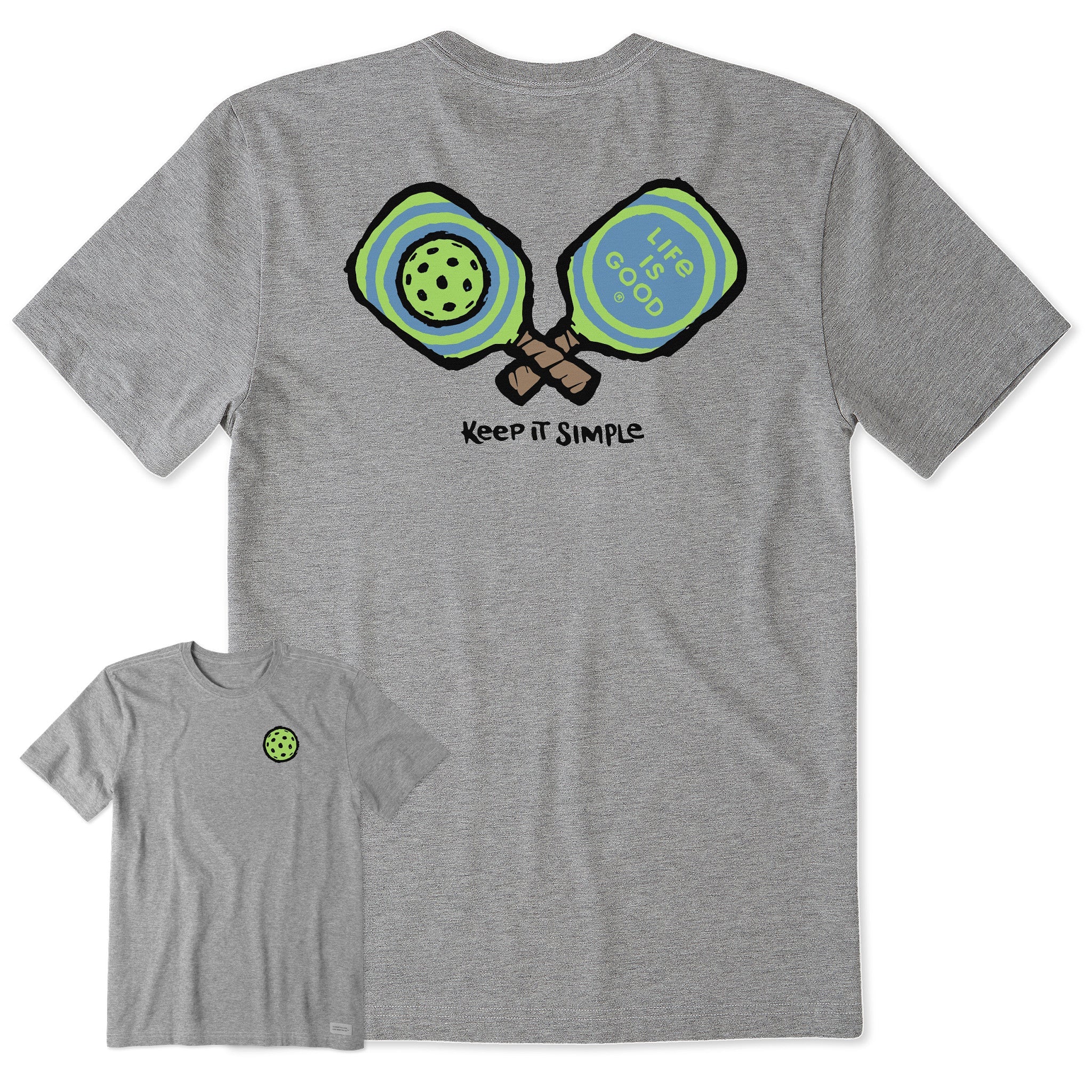Men's Keep It Simple Pickleball Short Sleeve Crusher Tee