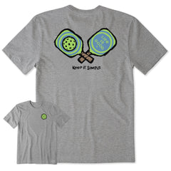 Men's Keep It Simple Pickleball Short Sleeve Crusher Tee