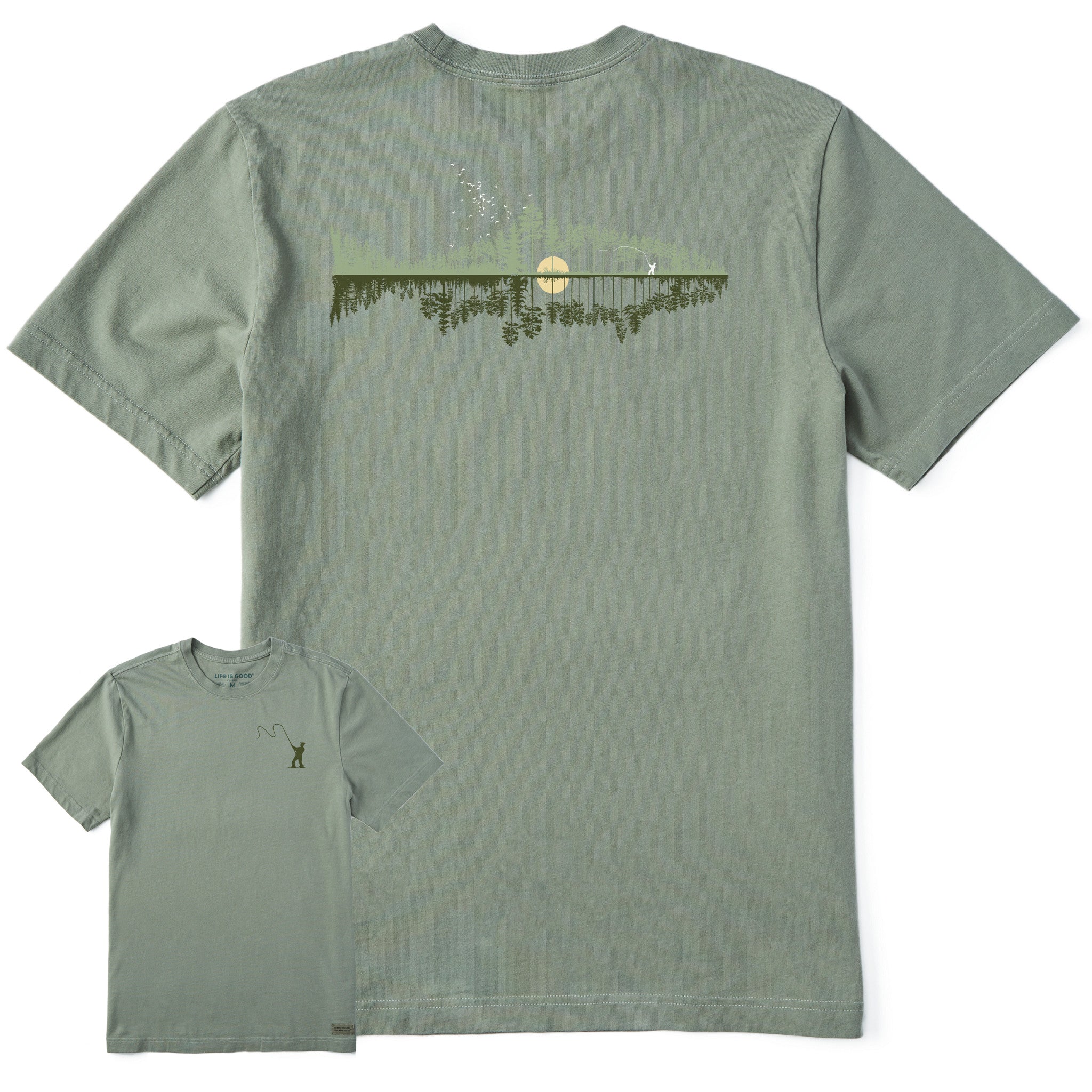 Men's Fishscape Short Sleeve Crusher Tee