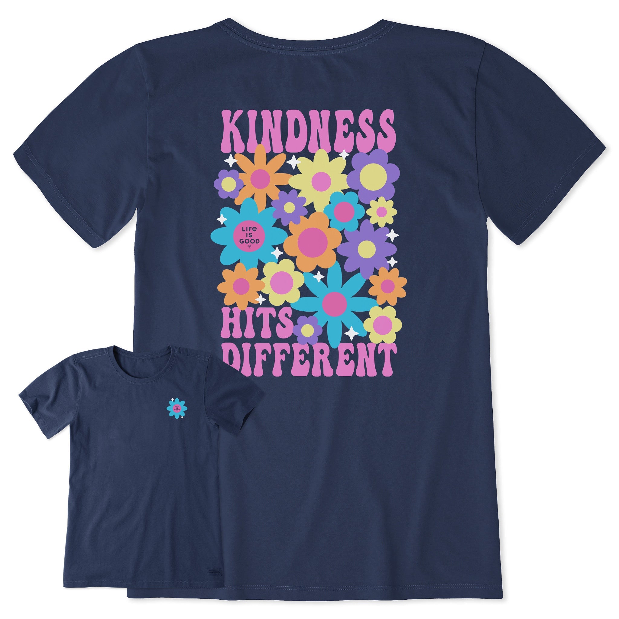 Women's Kindness Hits Different Short Sleeve Tee