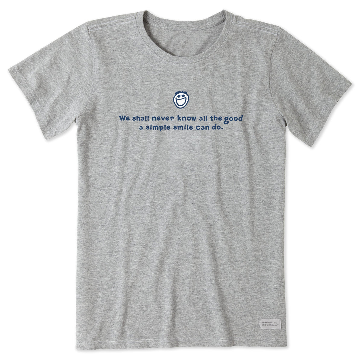 Women's Jake Smile Quote Short Sleeve Crusher Tee
