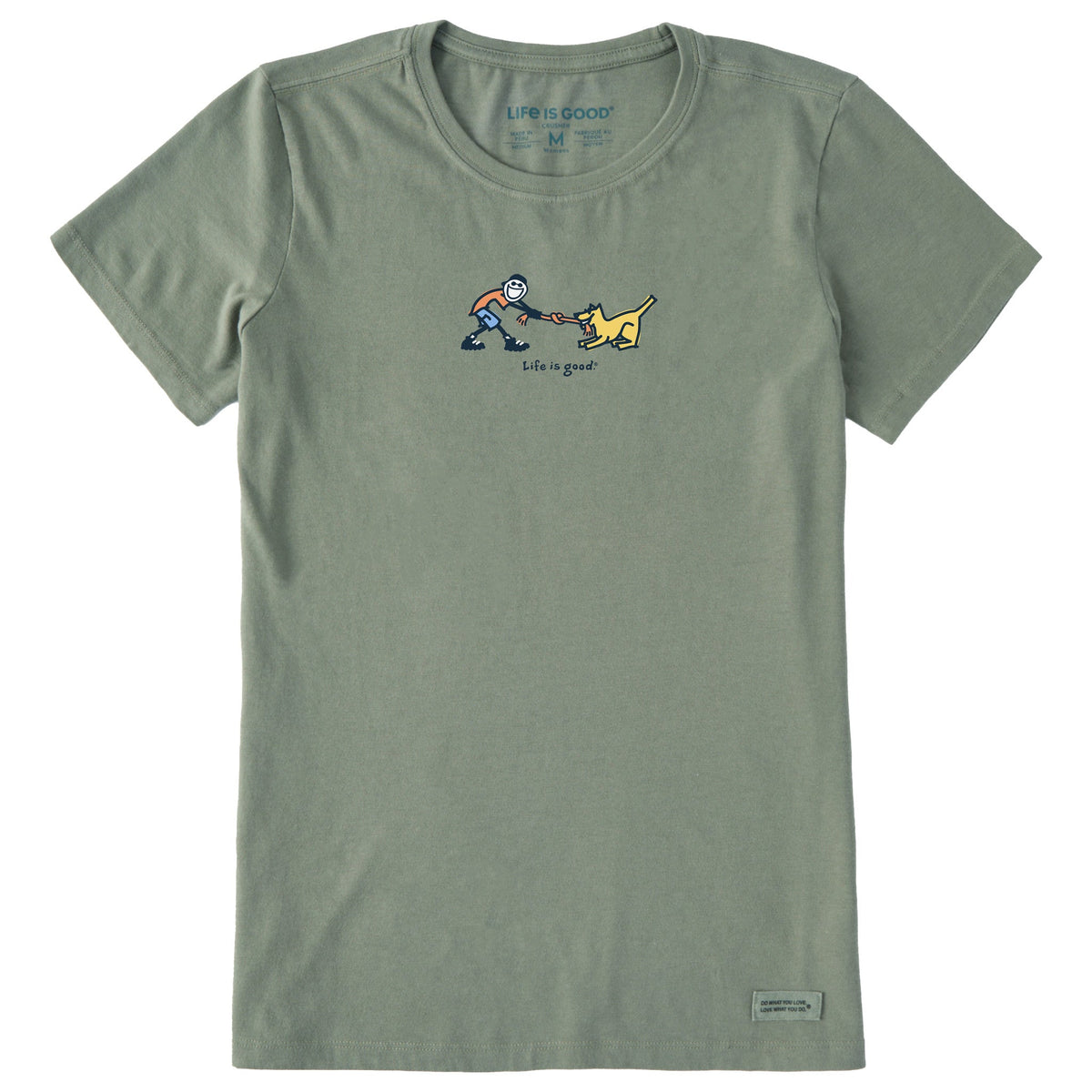 Women's Jake & Rocket Tug of War Short Sleeve Crusher Tee