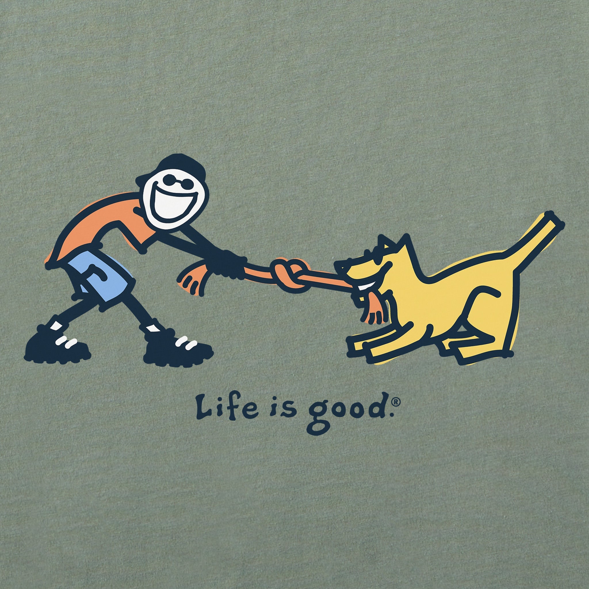 Men's Jake & Rocket Tug of War Short Sleeve Tee