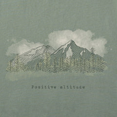 Men's Positive Altitude Mountains Short Sleeve Crusher Tee