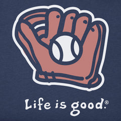 Kids Ball & Glove Short Sleeve Crusher Tee