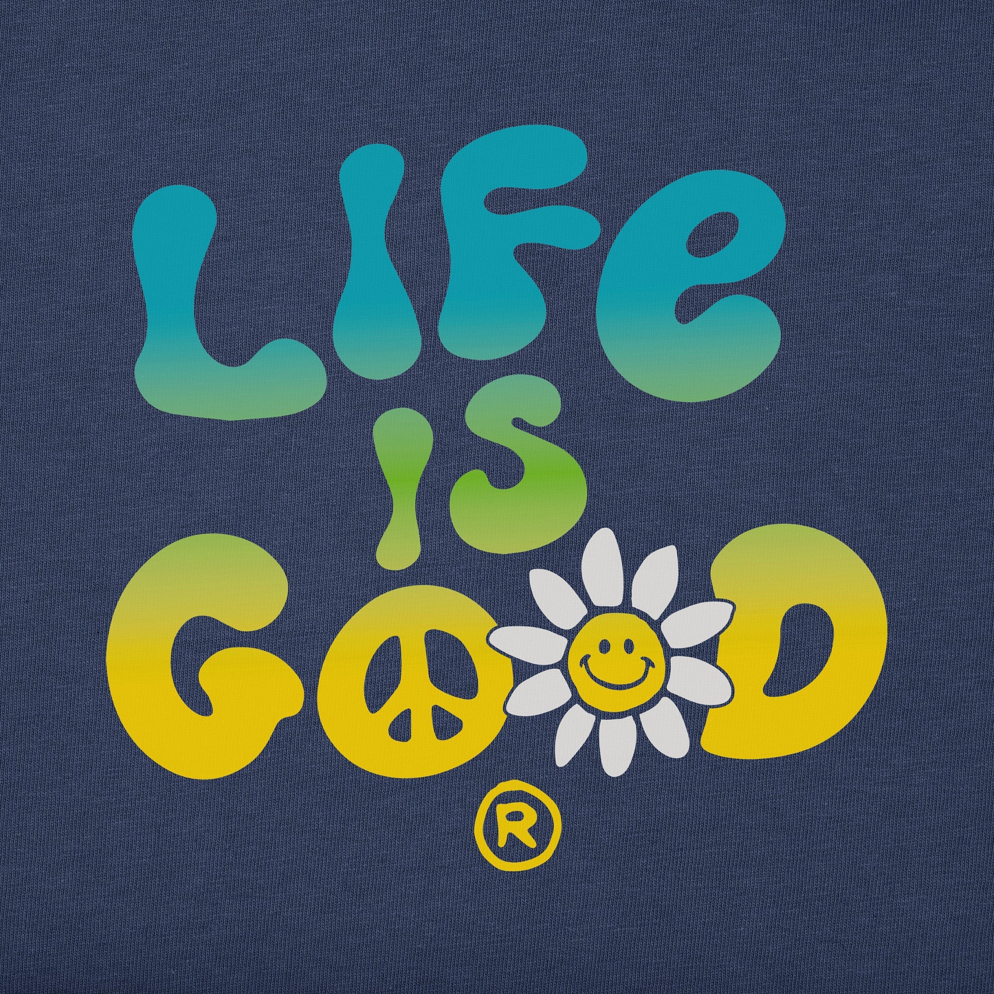 Men's Peace Daisy LIG Short Sleeve Crusher Tee