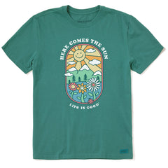 Men's Here Comes the Sun Retro Short Sleeve Tee