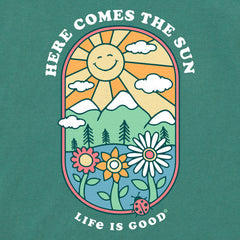Men's Here Comes the Sun Retro Short Sleeve Tee