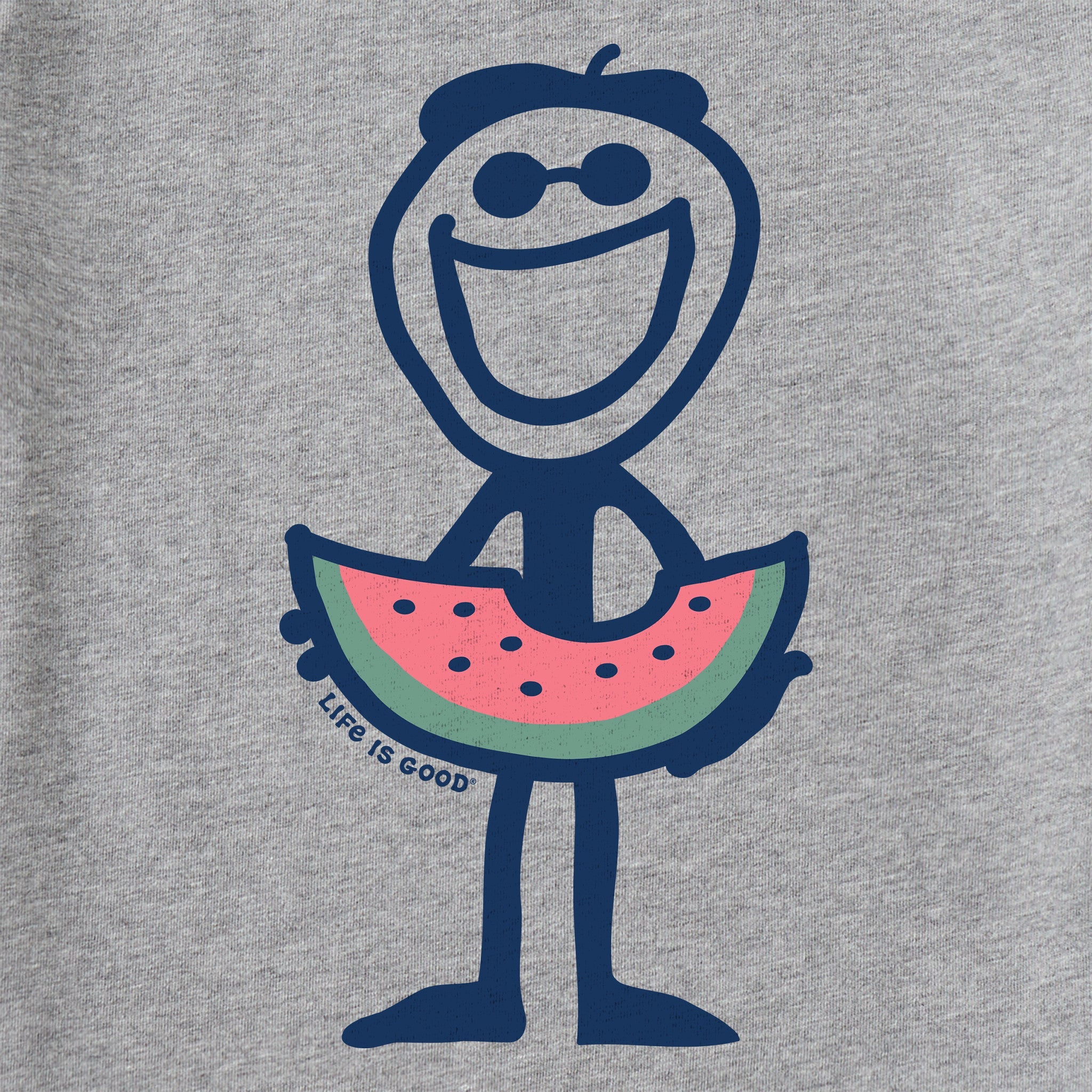 Men's Jake Watermelon Short Sleeve Crusher Tee