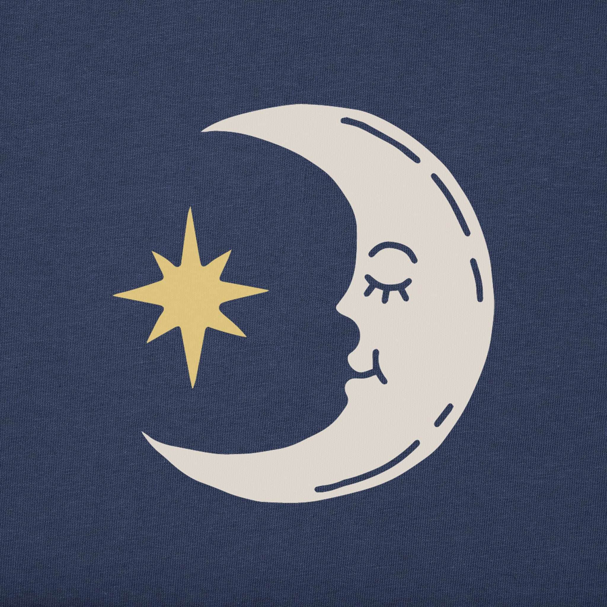 Men's Moon & Star Short Sleeve Crusher Tee