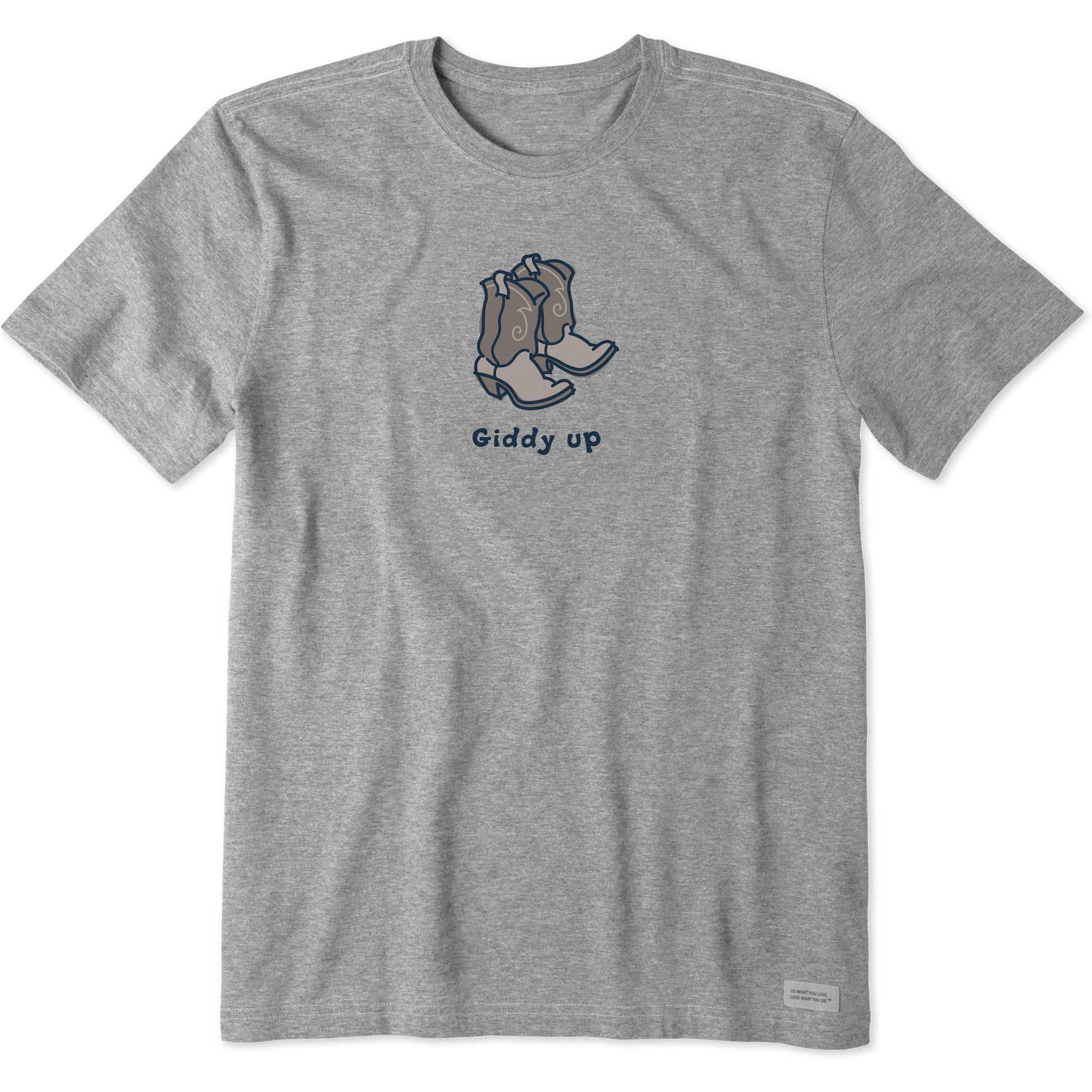Men's Giddy Up Cowboy Boots Short Sleeve Tee