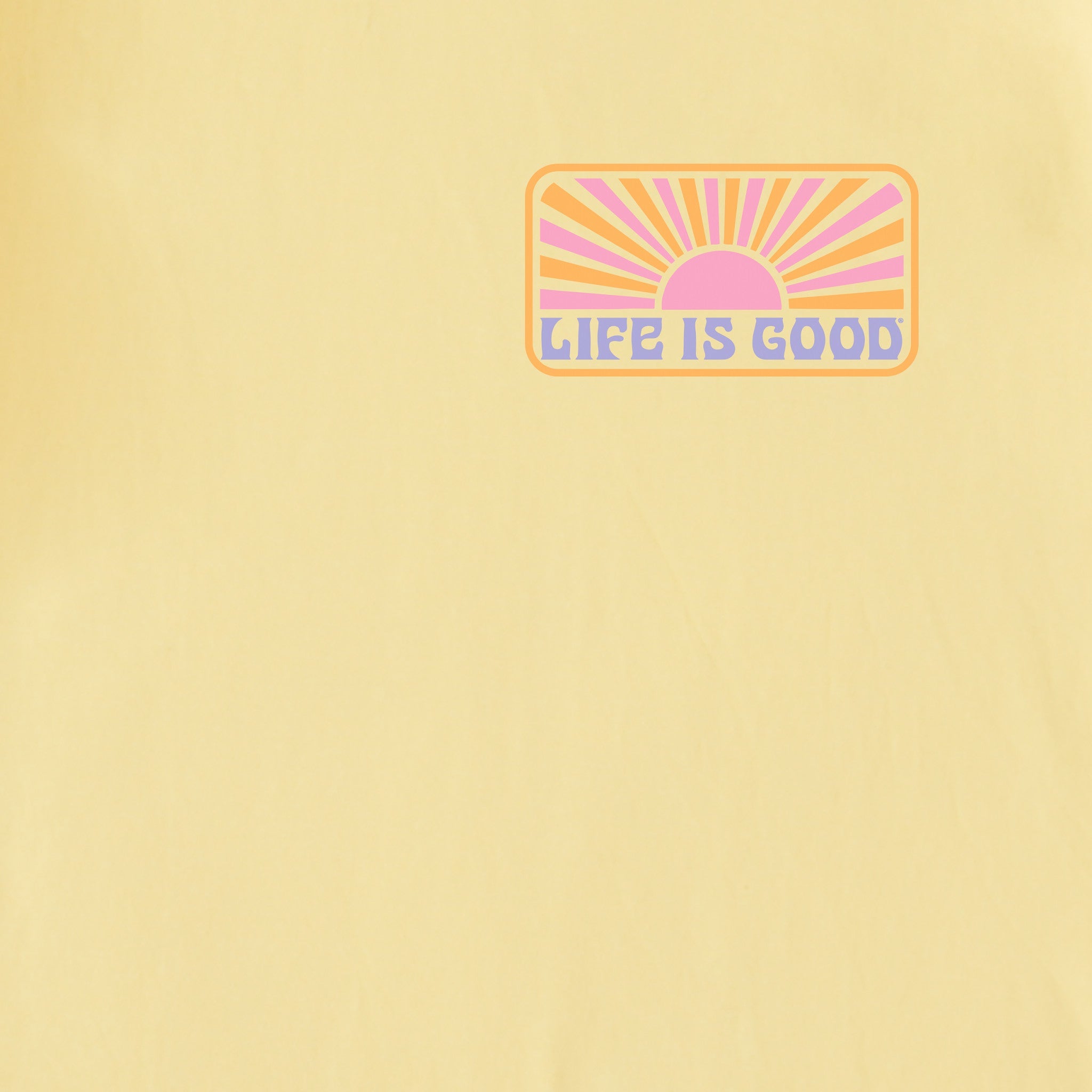 Men's Hello Sunshine Retro Short Sleeve Crusher Tee