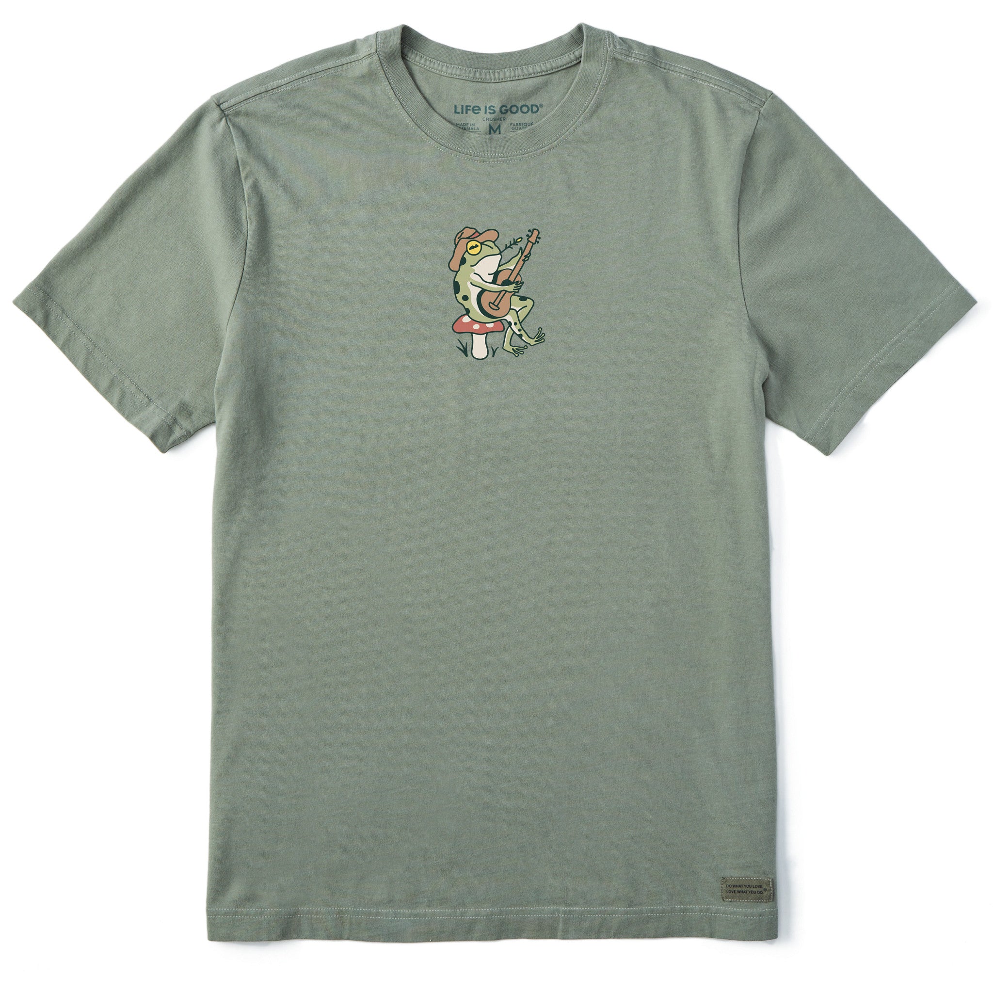 Men's Frog Guitar Short Sleeve Crusher Tee