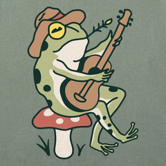 Men's Frog Guitar Short Sleeve Crusher Tee