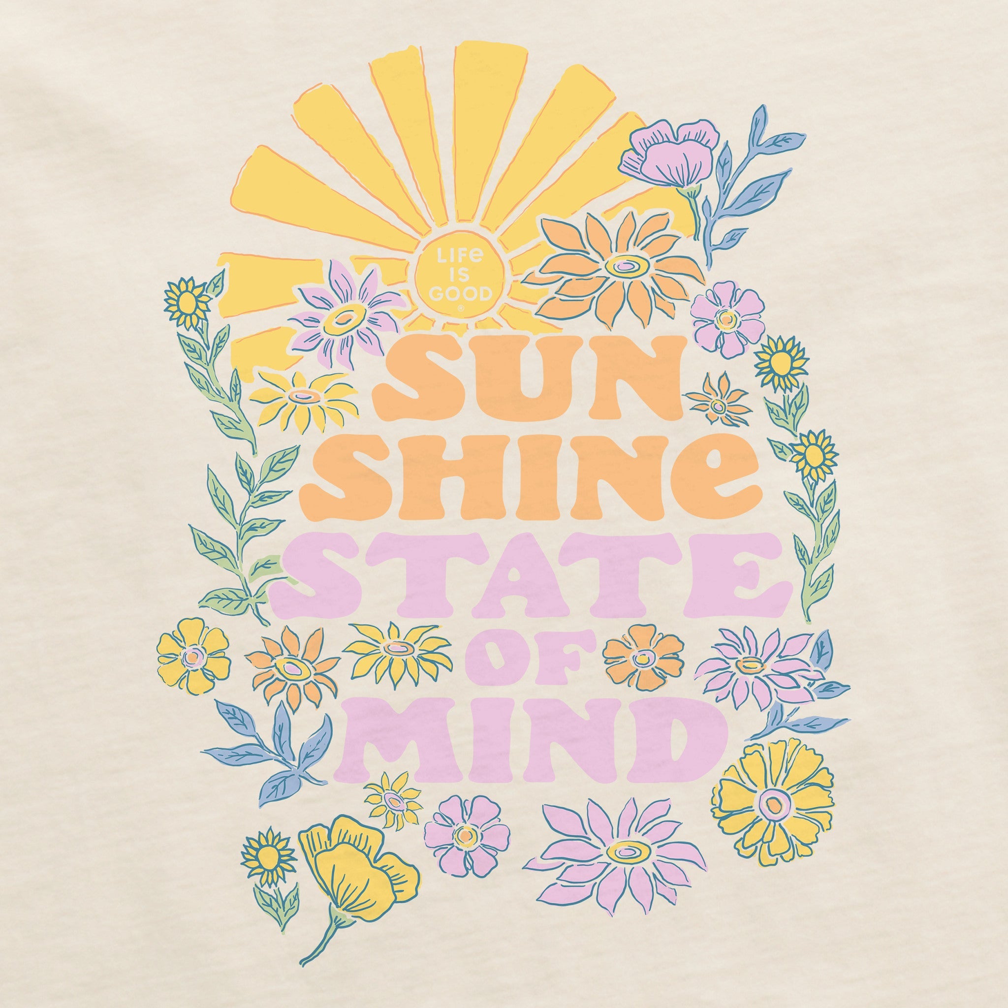 Men's Sunshine State of Mind Short Sleeve Crusher Tee
