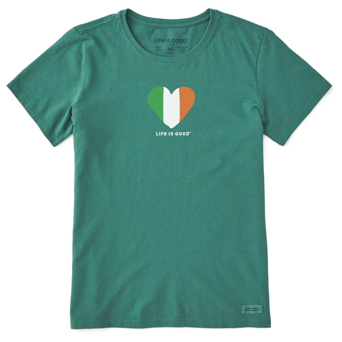 Women's Ireland Heart Short Sleeve Crusher Tee