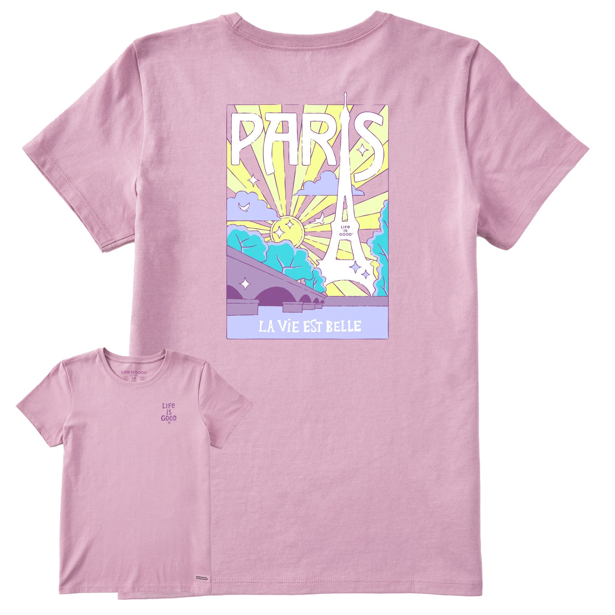 Women's La Via Est Belle Paris Short Sleeve Tee
