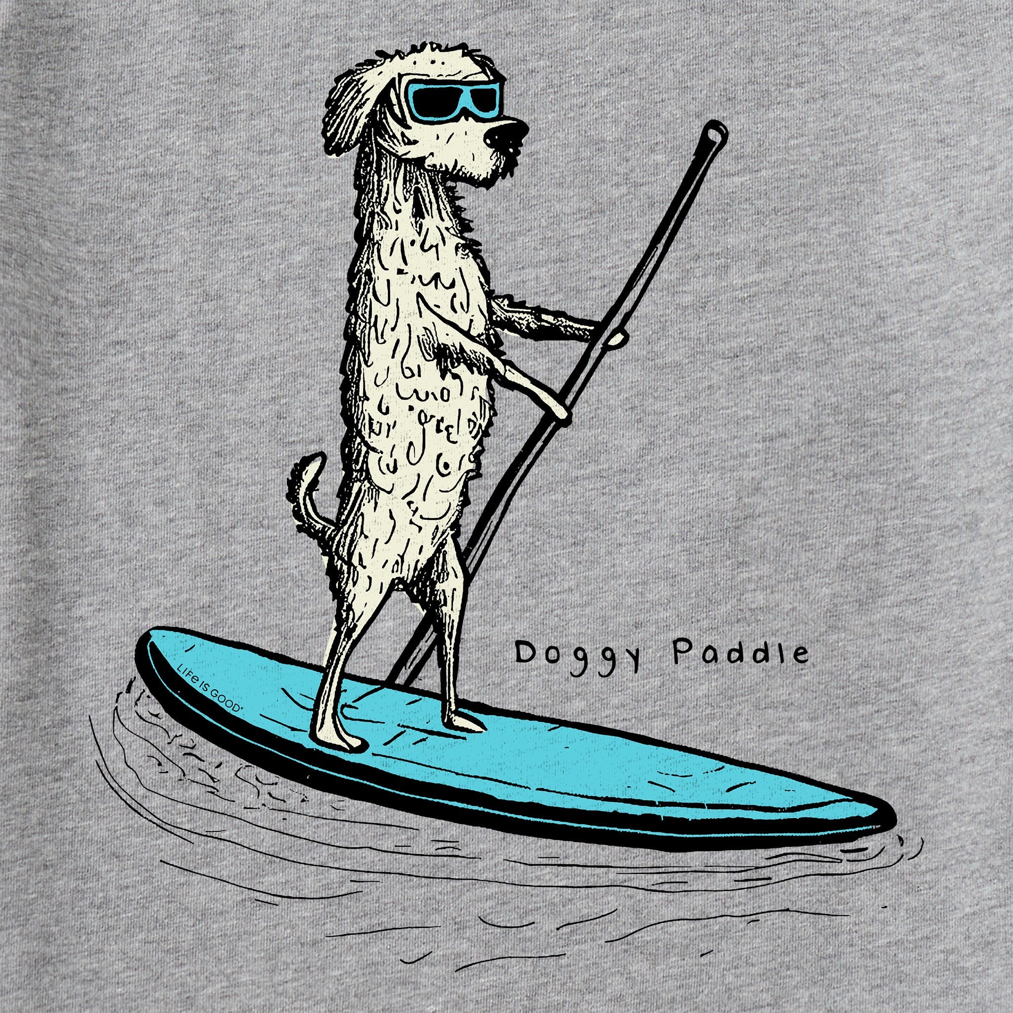 Men's Doggy Paddle Dog Short Sleeve Tee