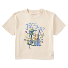 Women's Forest Frogs Short Sleeve Crusher Boxy Tee