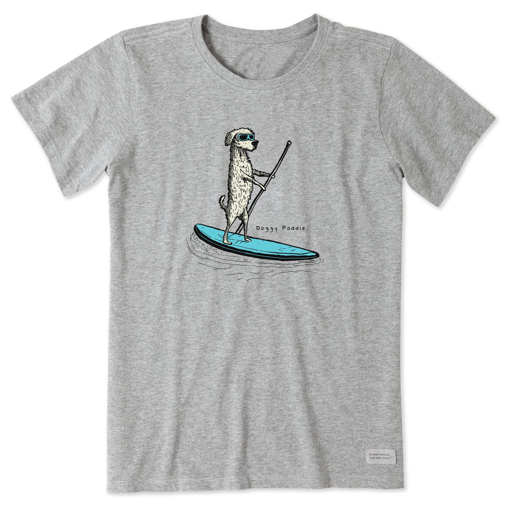 Women's Doggy Paddle Dog Short Sleeve Tee