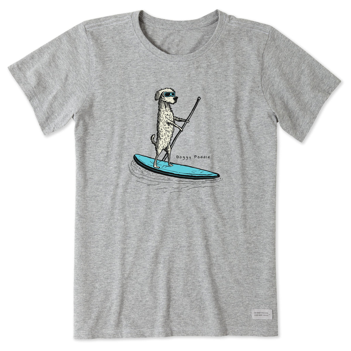 Women's Doggy Paddle Dog Short Sleeve Tee
