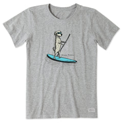 Women's Doggy Paddle Dog Short Sleeve Tee
