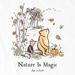 Kids Winnie and P Magic Fall Leaves Short Sleeve Crusher Tee