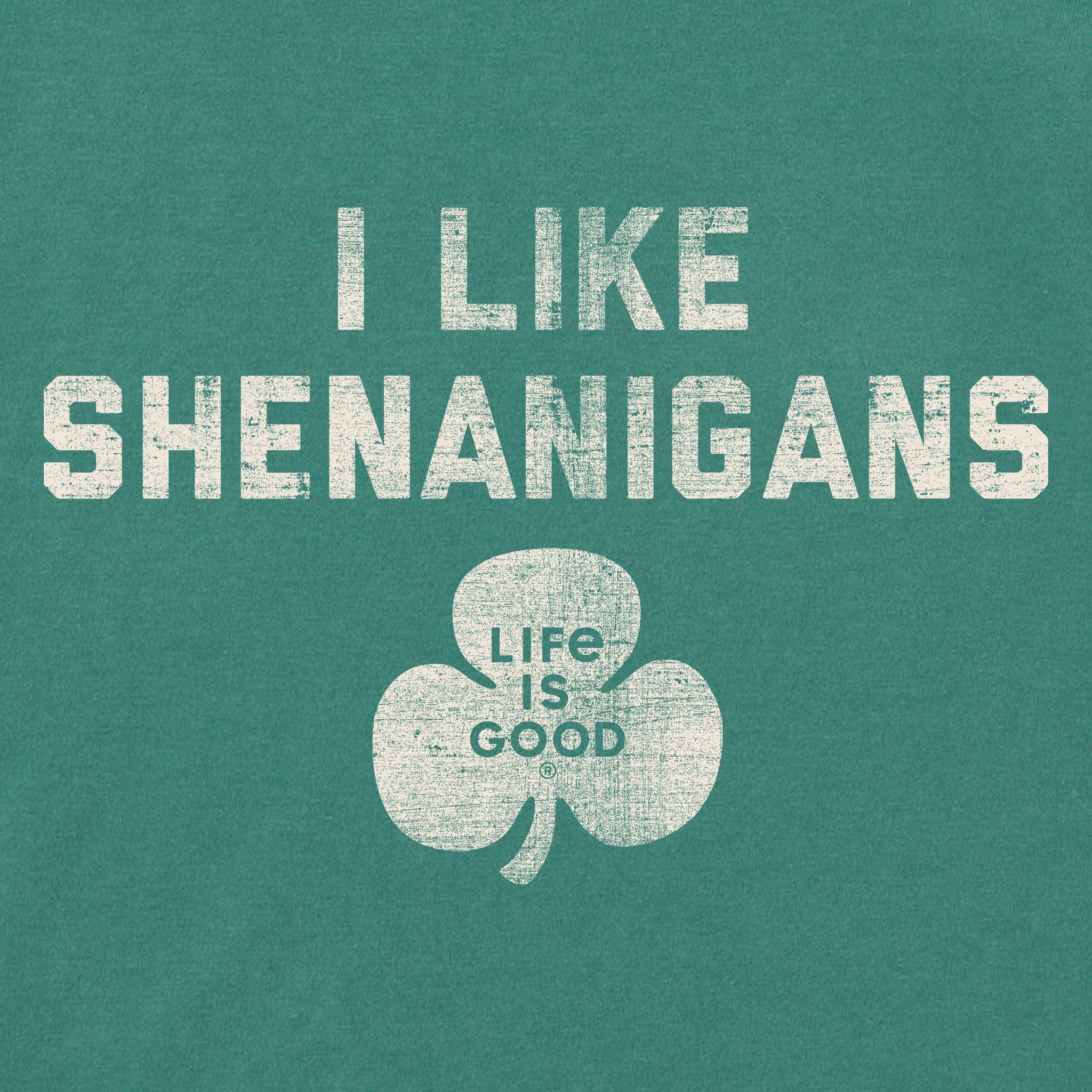 Men's I Like Shenanigans Short Sleeve Crusher Tee