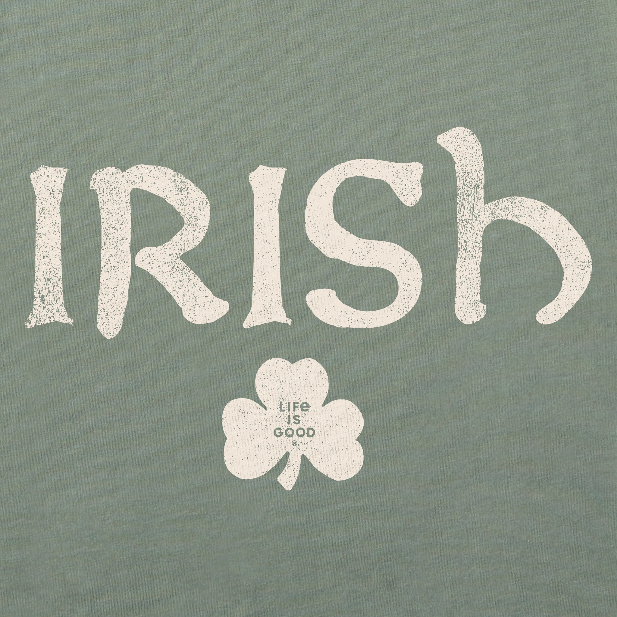 Men's Irish Clover 2 Long Sleeve Crusher Tee
