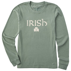 Women's Irish Clover 2 Long Sleeve Crusher Tee