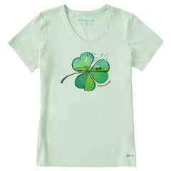 Women's Cloverfield Short Sleeve Crusher Vee