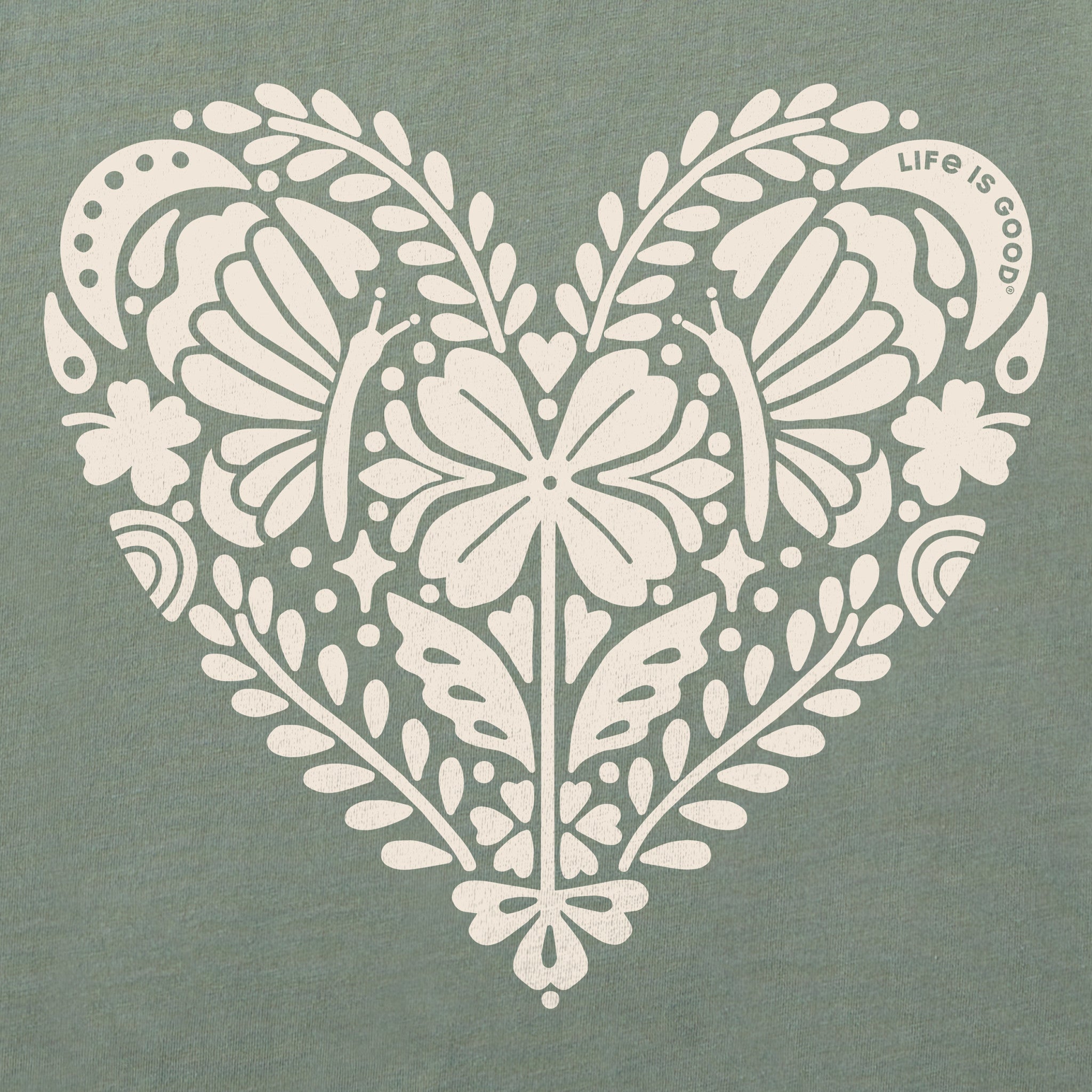 Women's Celtic Clover Heart Short Sleeve Crusher Vee
