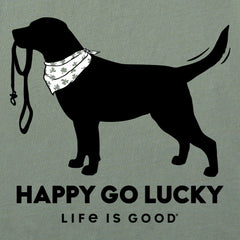 Women's Happy Go Lucky Lab Short Sleeve Crusher Tee