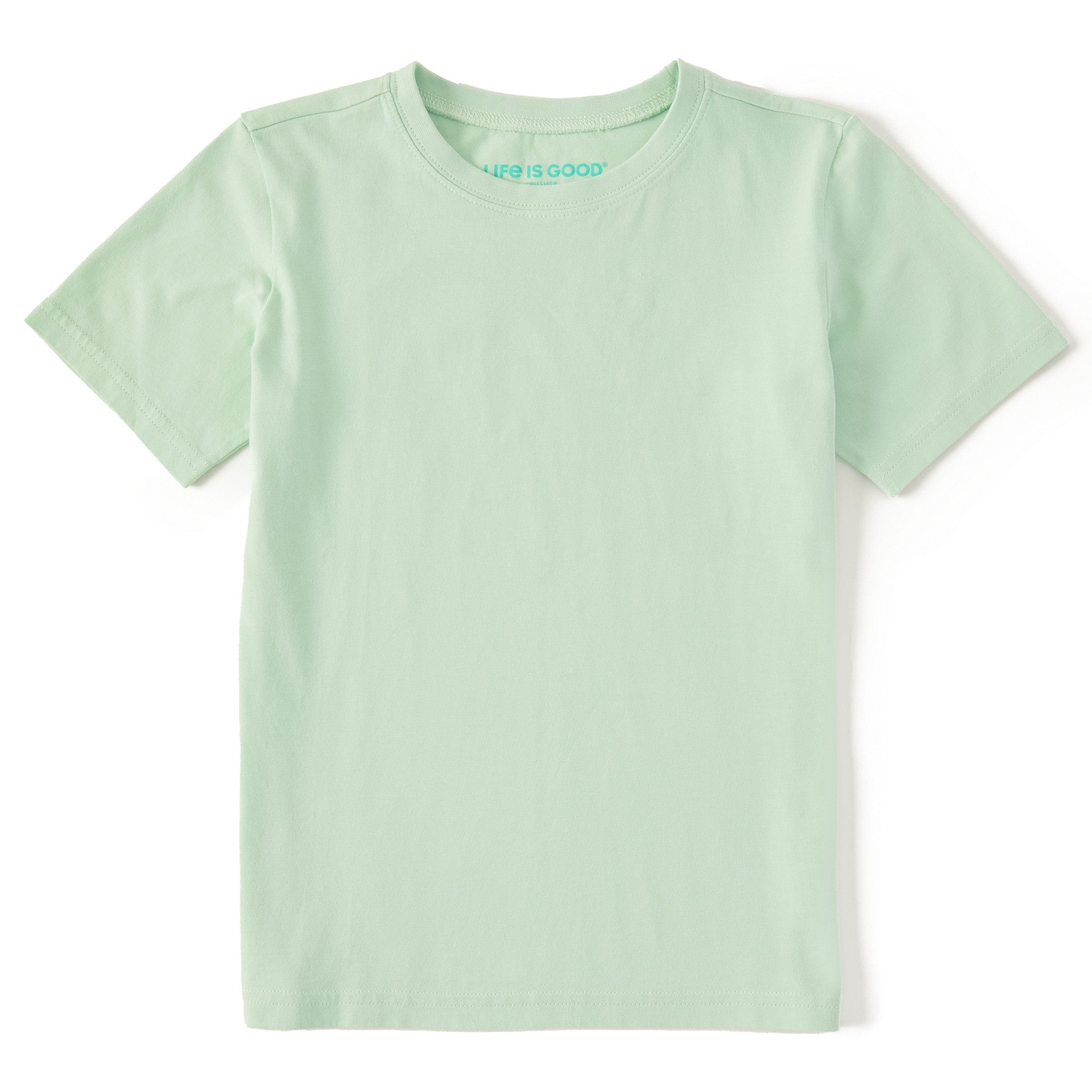 Kids Solid Short Sleeve Crusher Tee