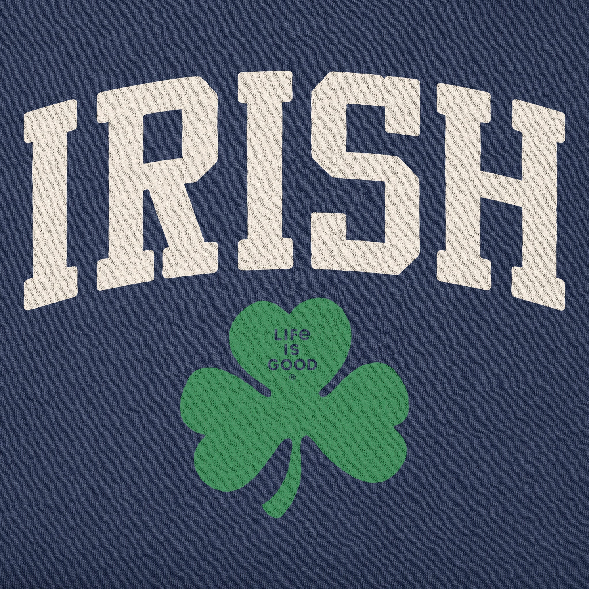Men's Irish Clover Short Sleeve Crusher Tee