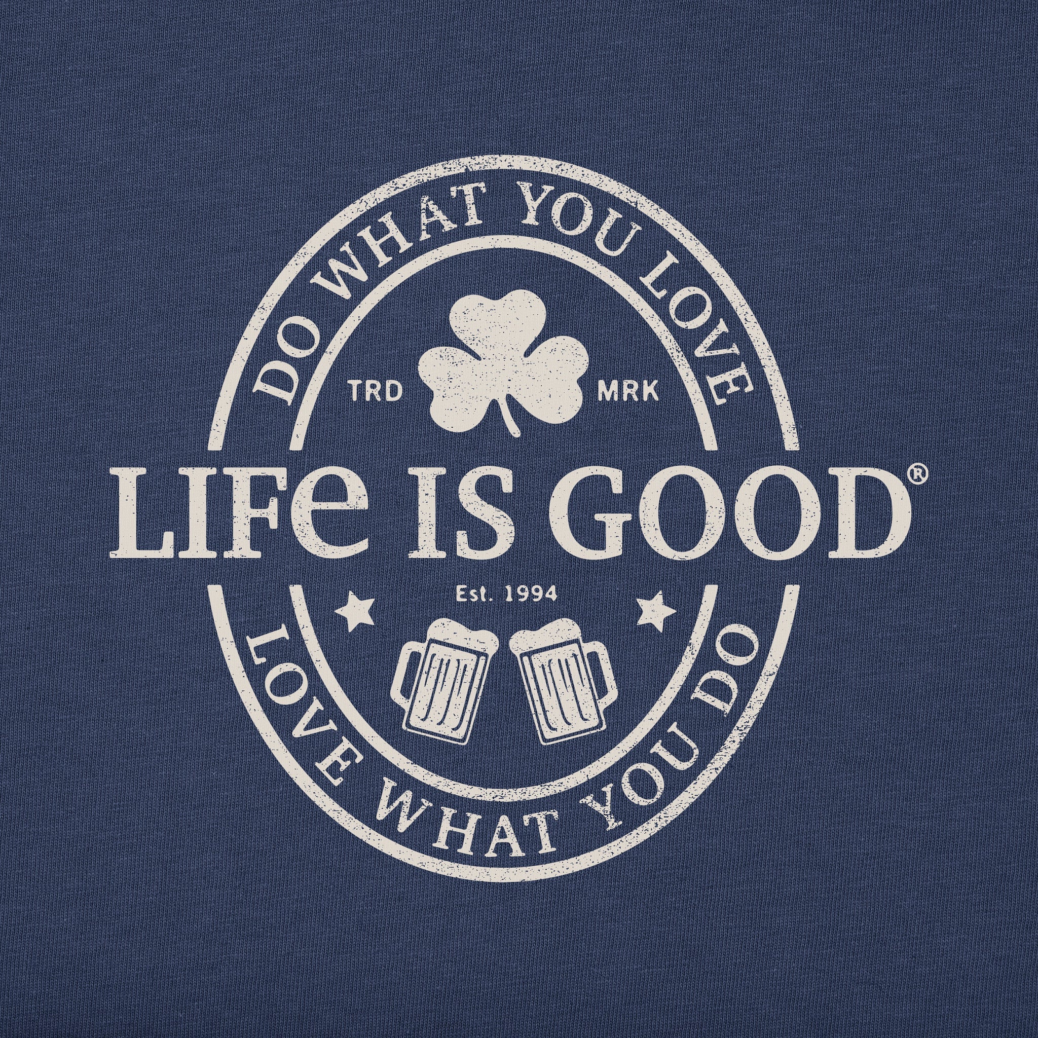 Men's Manifesto DWYL Clover Pints Long Sleeve Crusher Tee