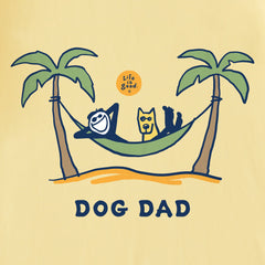 Men's Dog Dad Jake & Rocket Hammock Short Sleeve Crusher Tee