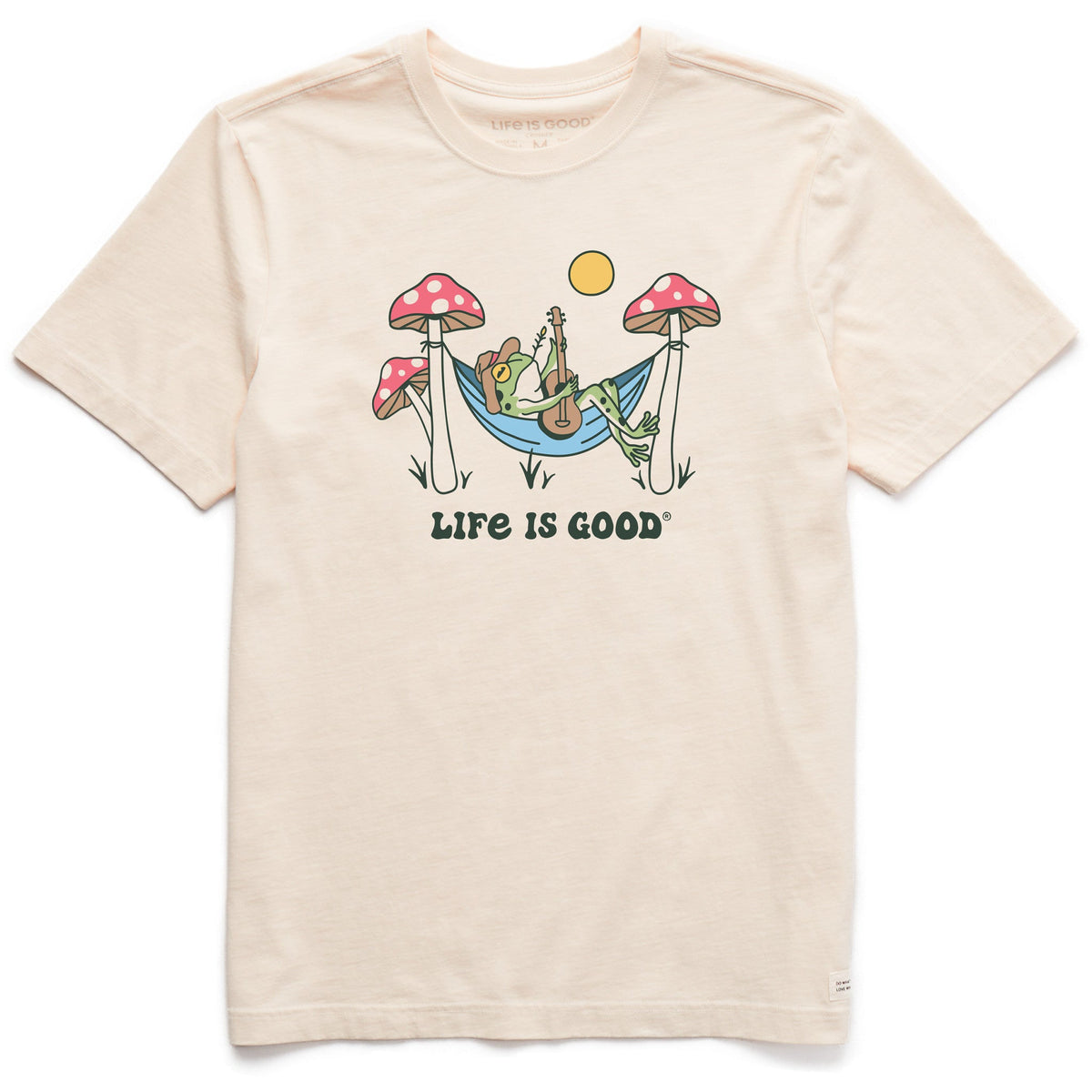 Men's Frog Guitar Hammock Short Sleeve Crusher Tee