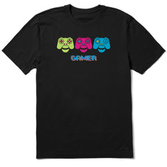 Men's Gamer Power Short Sleeve Crusher Tee