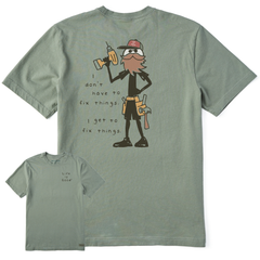Men's Get to Fix Things Handyman Short Sleeve Tee