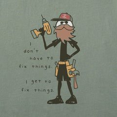 Men's Get to Fix Things Handyman Short Sleeve Tee