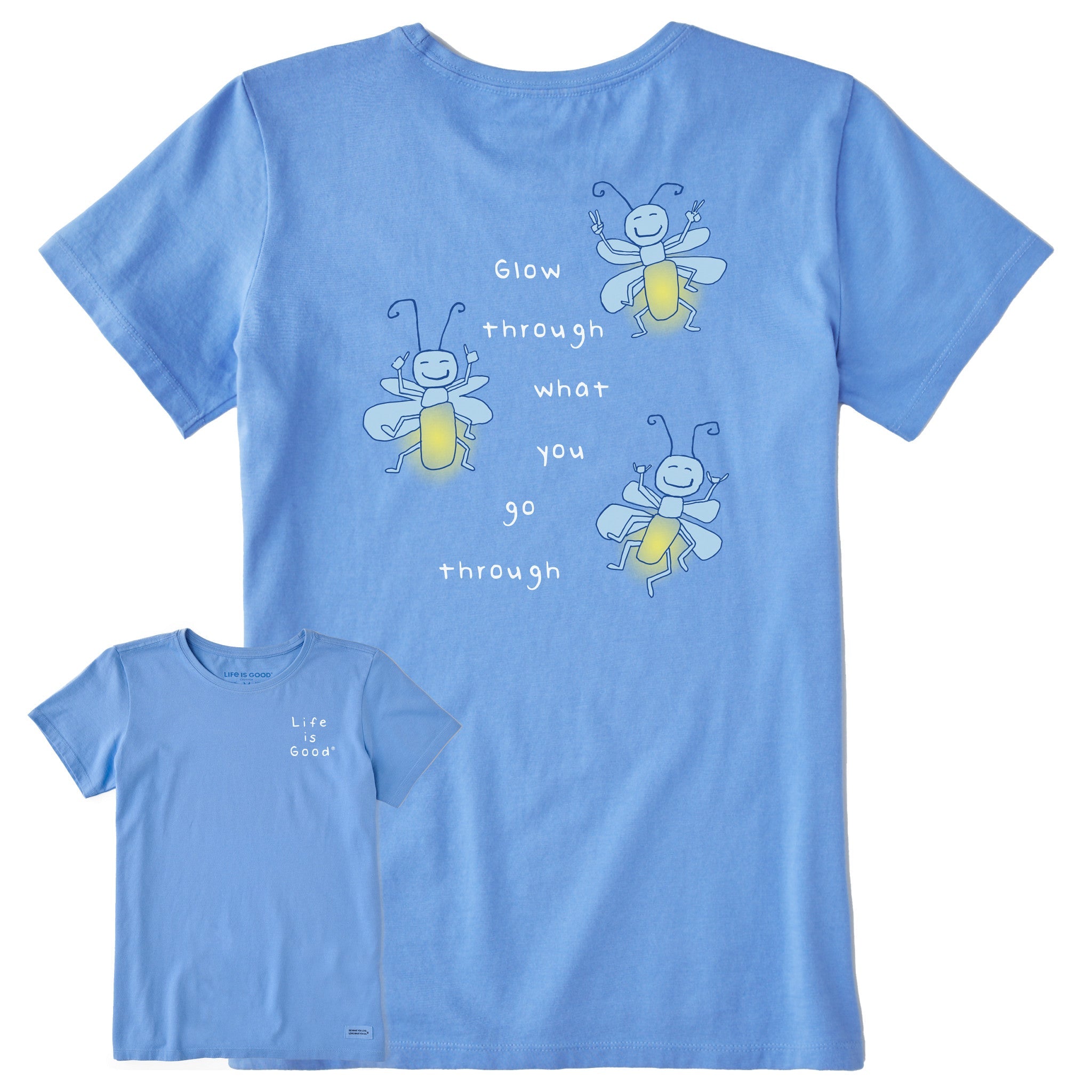 Women's Glow Through Fireflies Short Sleeve Tee
