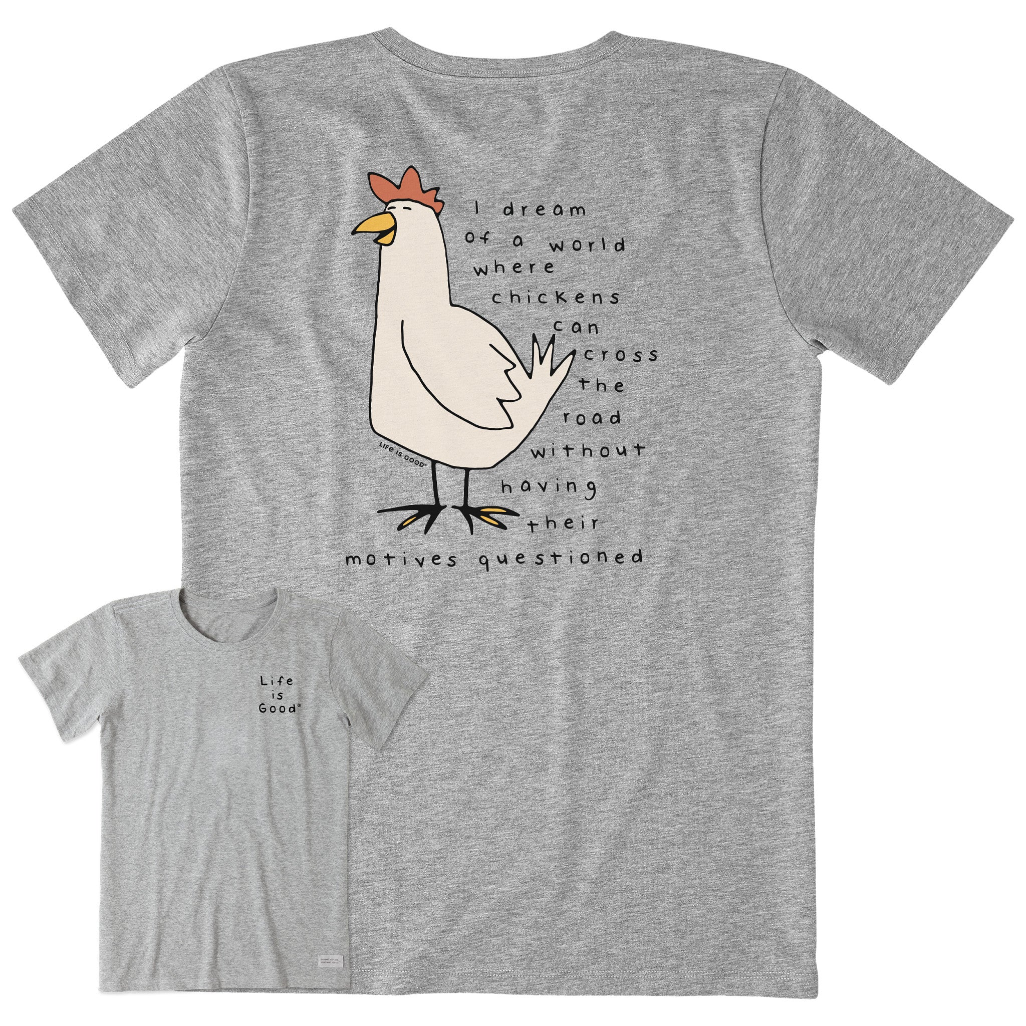Women's Chicken Motives Short Sleeve Tee