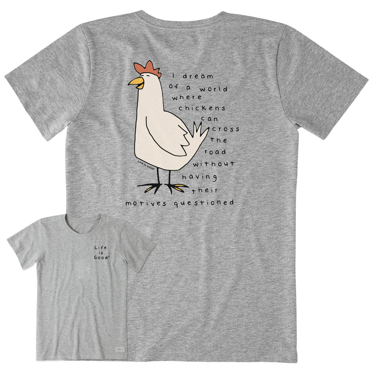 Women's Chicken Motives Short Sleeve Tee